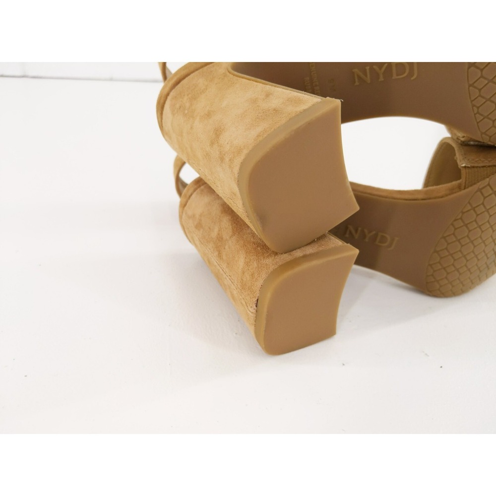 NYDJ Liz Suede‎ Ankle Strap Heels Shoes Size 9M - Picture 10 of 11